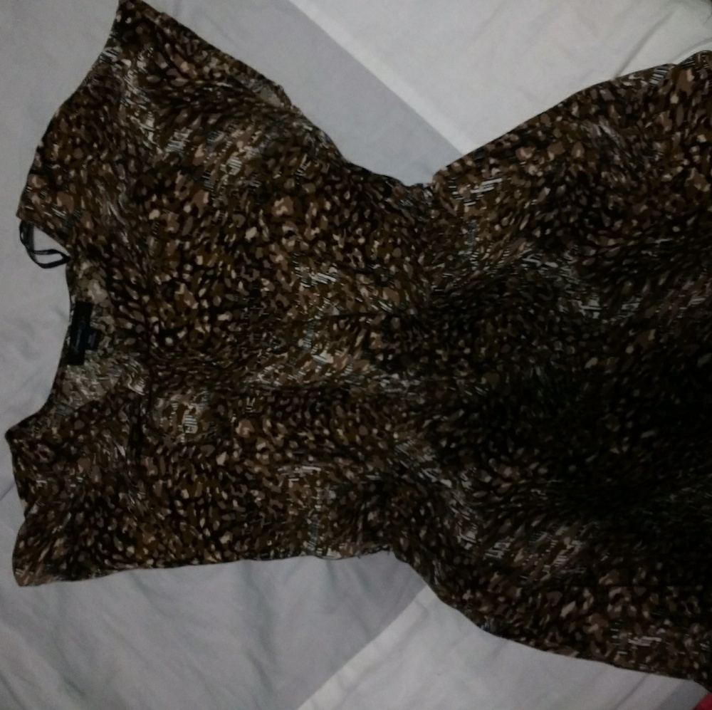 Mini printed dress